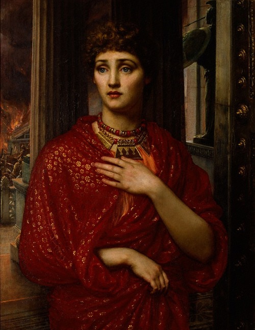 didoofcarthage:Helen by Sir Edward John Poynter1881oil on canvasArt Gallery of New South Wales, Sydn
