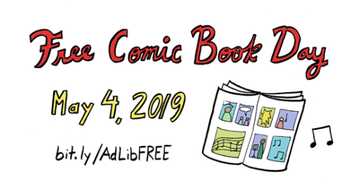 adlibitumcomic:This Saturday is Free Comic Book Day! As usual, you can sign up for a fun surprise fr