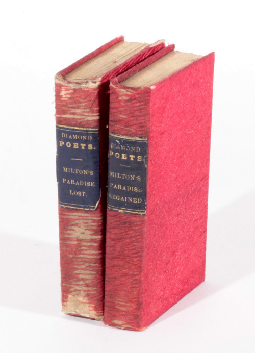 Paradise Lost &amp; Paradise Regained by John MiltonJones’s [Miniature] Diamond Poets Series - 1834 