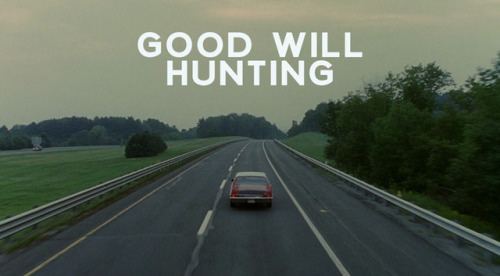 mydarktv:Good Will Hunting // Aesthetics