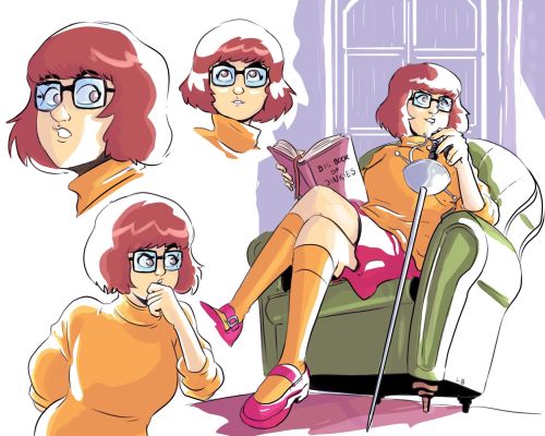 balakinlb:  Before my webcomic starts on Friday (!!!!) have some Velma, cause I kept encountering Scooby-Doo content lately.  