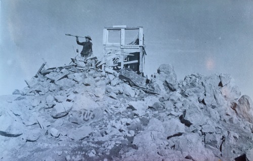 Lookout House October 20, 1914, Lassen Volcanic National Park | sent to San Luis Obispo, California,