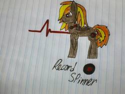 theboomboxpegasister:  This is for Record Spinner. Hope u like it!       ^ w ^  Thanks,it looks cool