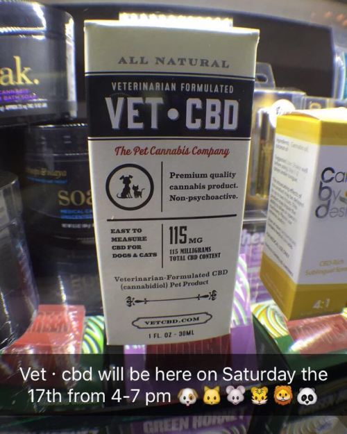 We have @vetcbd coming down this Saturday for a demo for our patients from 4-7 pm http://ift.tt/2cRH