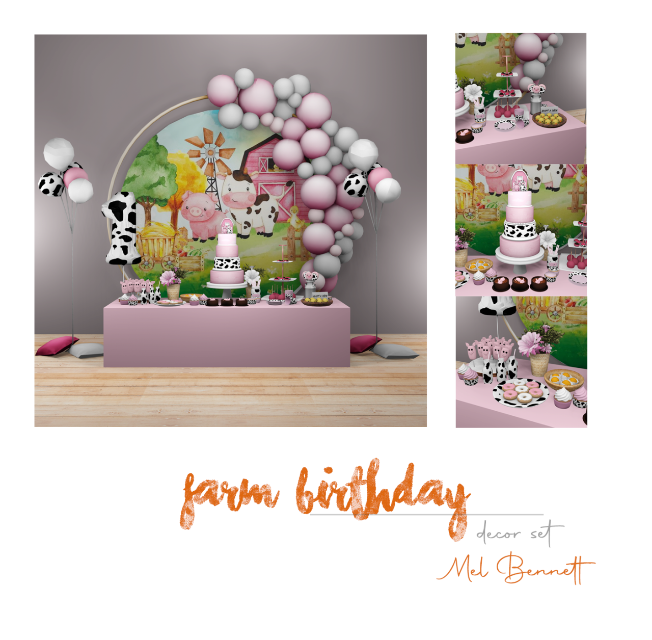Mel bennett FARM BIRTHDAY COLLECTION Patreon Emily CC Finds