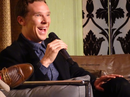 rox712:First set of pictures from Benedict at Sherlocked. More tomorrow, now I need to sleeeeep!