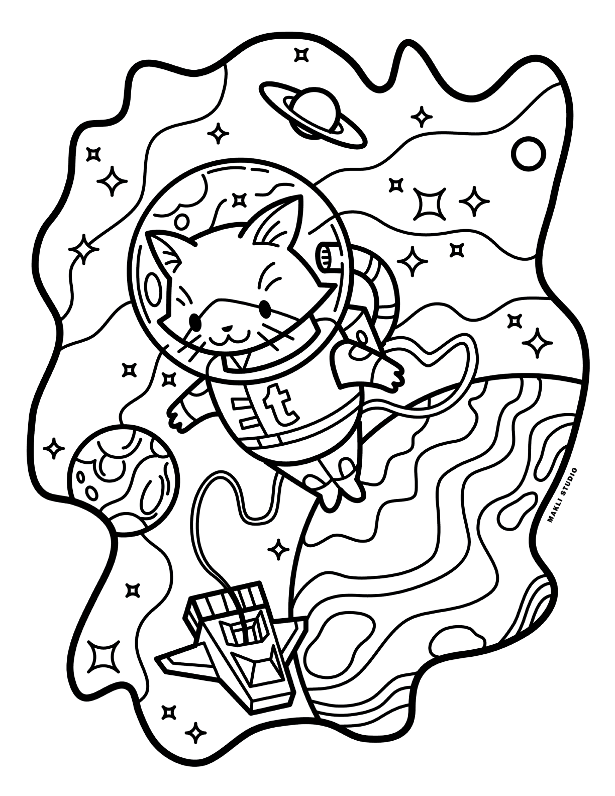 Matt Klimas — Recently made a set of coloring pages for a...
