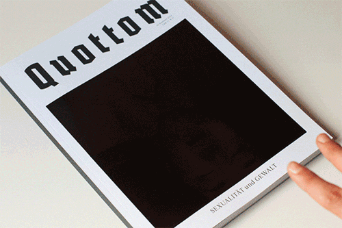 flynncameronjones:  Quottom Magazine My flatmates Yves and Ruben have been hard at