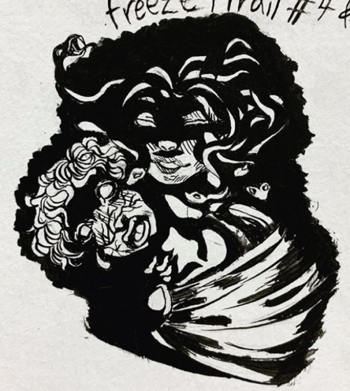 Another Inktober! In Both Pencil Shaded And Ink Shaded Form
