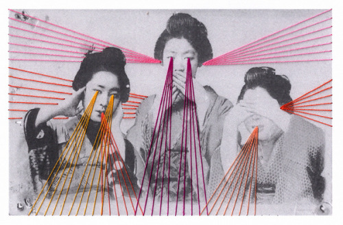 lustik:  Mana Morimoto via Textile Nerd Artists on tumblr  Lustik:  twitter | pinterest | etsy