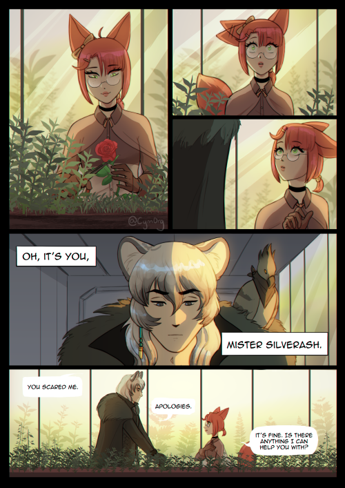 A short comic about Silverash (and Myrrh) I did for Silverash’s birthday! I’m a bit late