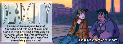 jeypawlik:Dead CityIf you’re looking for a gay webcomic to read, why not check out Dead City? 