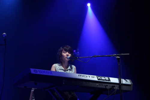 From tonight: Priscilla Ahn&rsquo;s first concert of her tour with Mree as the opening act. &lt;3