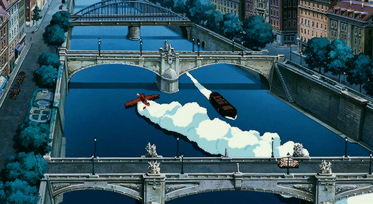 hayaomiyazaki:Farewell to freedom in the Adriatic and to the days of wild.— PORCO