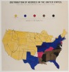 Map showing the African American population distribution in the United States, 1900.
[[MORE]]From W. E. B. Du Bois’s Mind-Expanding Depictions of Black Life In 1900.