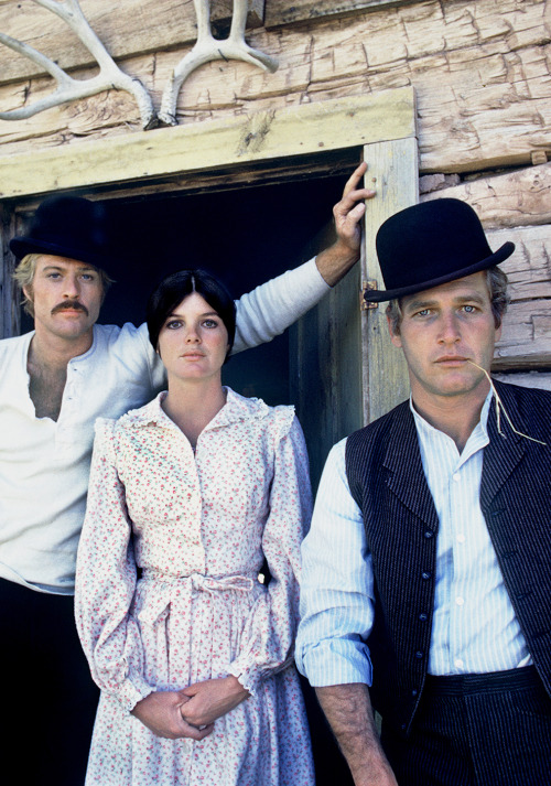 hollywoodlady:Robert Redford, Katharine Ross and Paul Newman for Butch Cassidy and the Sundance Kid,