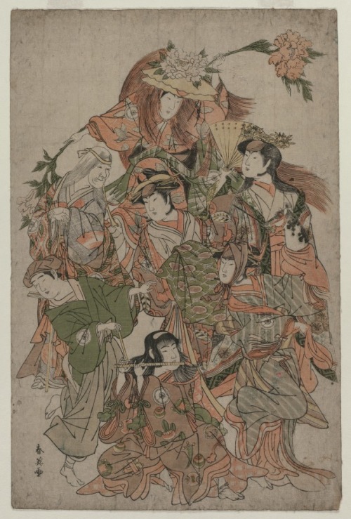 cma-japanese-art: Iwai Hanshiro IV in a Dance of Seven Changes, Katsukawa Shunei, c. 1793 or 1794, C