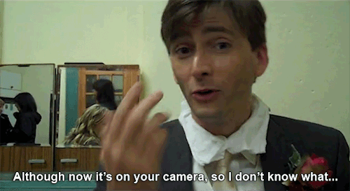 mizgnomer:David Tennant and his Californian TanBehind the Scenes of the Decoy BrideSource [x] (…or a