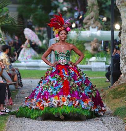 Dolce and Gabbana Alta Moda 2018 at Lake Como (click to enlarge)