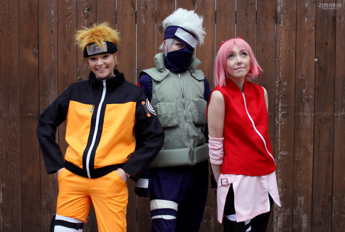 Team Kakashi at Wizard World St. Louis 2018Kakashi - tamashir0Sakura - princessperona_zNaruto - omac