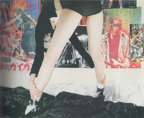 tracksoot: DUTCH #35 — ‘Total & Fatal’, Sept/Oct 2001.  Kae wearing all Louis Vuitton. Ph. Alex Cayley  