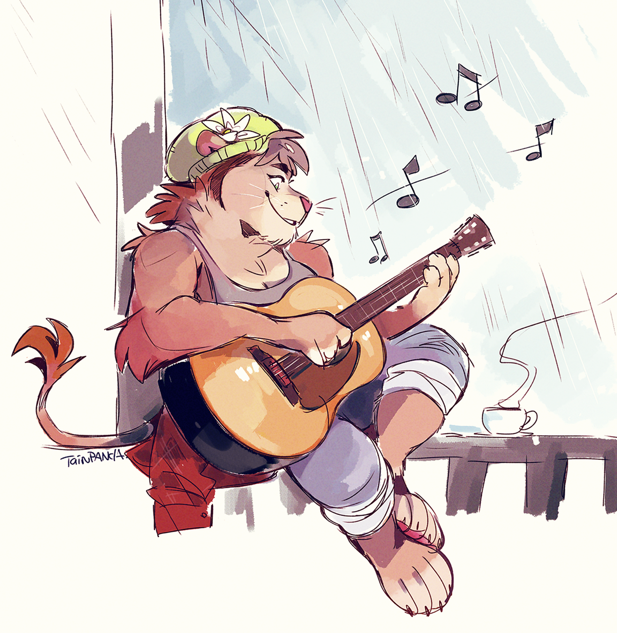 riverdoge: A wonderful little sketch I got from @tulerarts! It was a BIT overdue,