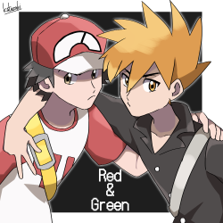 katazuki:  Red and Green！ Yeah！  my twitter https://twitter.com/focusktzk 