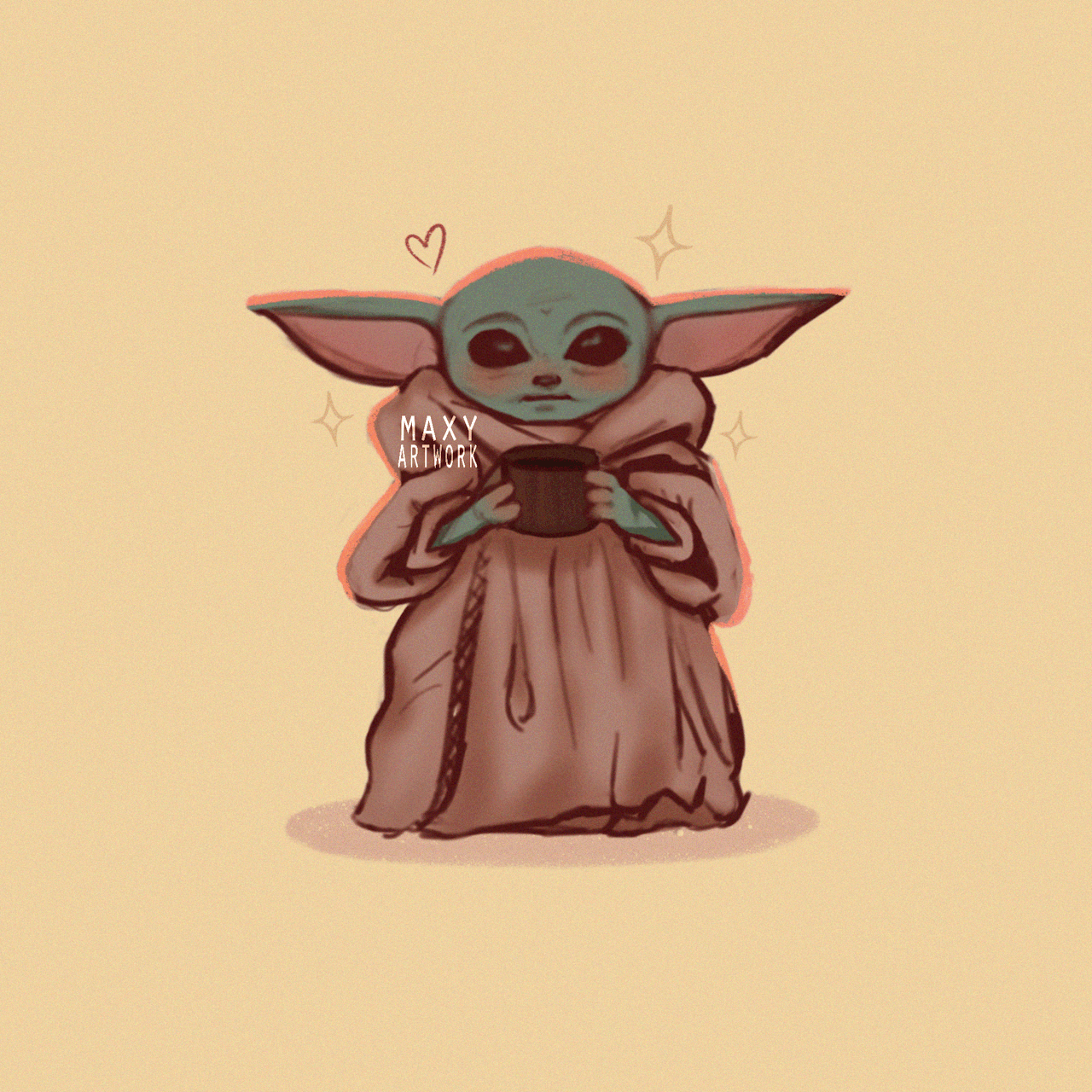 Consumed By Star Wars Feelings Maxyartwork Just A Lil Gif Of Baby Yoda With His