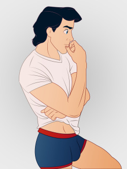 itsjosepeacock:  Prince Eric’s Under Wear