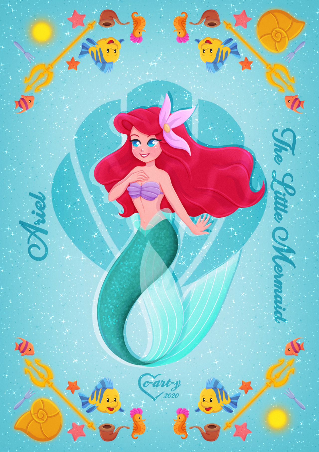 ariel the little mermaid drawing tumblr