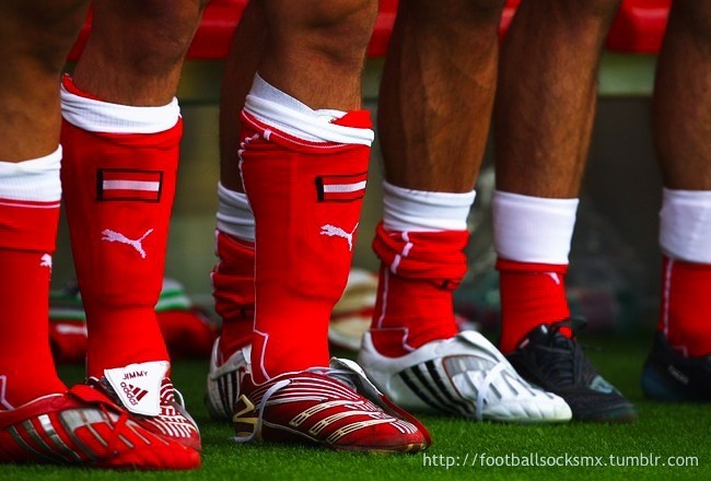 rugbysocklad:  Now that’s a view for a red footy sock fan!