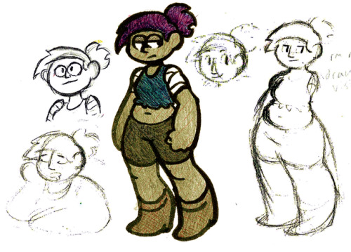 cloudydayjoy:I love Enid, but I really wish her bodytype made more… sense… So I change