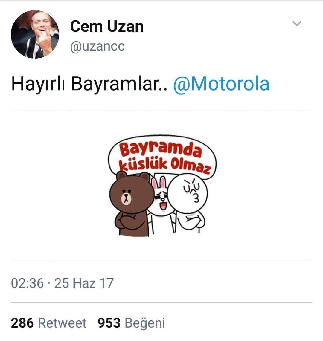 Cem Uzan
Hayırlı...