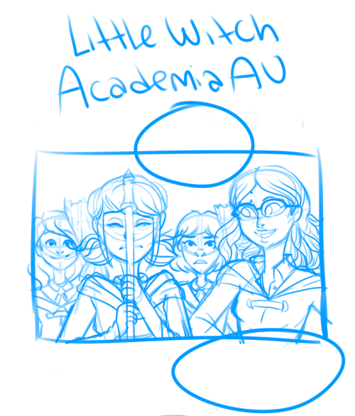 DEAD WIP:Little Witch Academia AU 