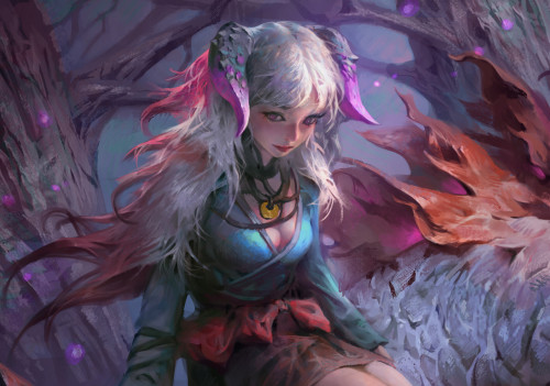  Dragon girlRayden Chenhttps://www.artstation.com/artwork/oAzx8W 