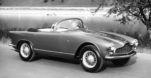 carsthatnevermadeitetc:  Aston Martin DB2/4 Spider, 1955, by Bertone. Only 5 cabriolet versions of the DB2/4 where made by Bertone. They also made a closed coupé version but it remained a one-off