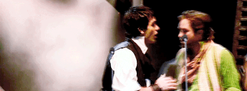 hadleyfrasersource: enjolras and grantaire walking in together