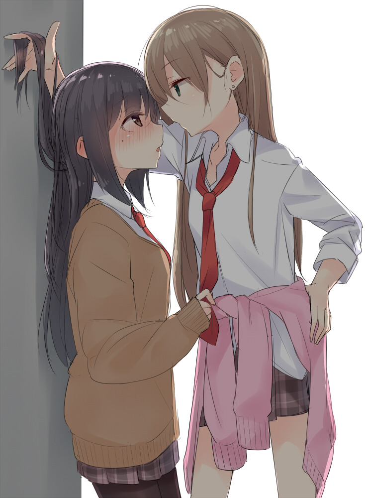 uniyuricorn:  griock2772:  「壁ドン」(43292664)/ねこうめ  &ldquo;Damn,
