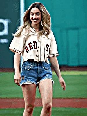do you remember? — SYDNEY SWEENEY throwing out the first pitch at