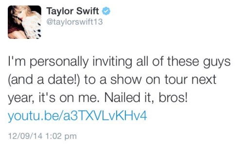 nicoleandscotty: tswiftnz: Taylor stayed true to her promise and gave tickets and meet and greets to