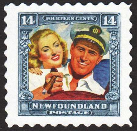 Faux postage by Kihm Winship