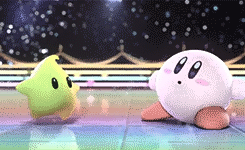 raysoccultbooks:   Kirby and Luma.  It’s a pity Tumblr won’t let me have anything