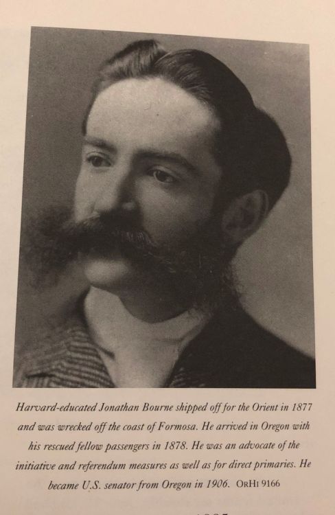 Too bad #NoShaveNovember wasn’t a thing in the late 1800s…Jonathan Bourne would be coming for ya! Photo from the book Legislative Perspectives: A 150-Year history of the Oregon Legislatures from 1843-1993