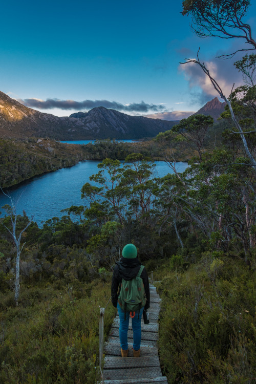 Exploring Cradle Mountain National Park.Beautiful Tasmania, Australia. March 2016