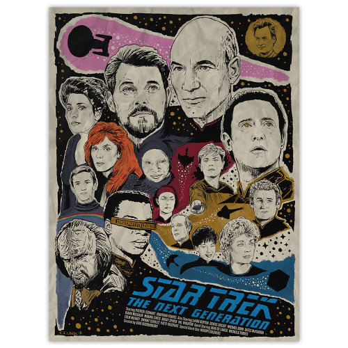 Star Trek: TNG (AP Edition) - signed printAvailable at: https://www.jjlendl.com/shop/p/tng