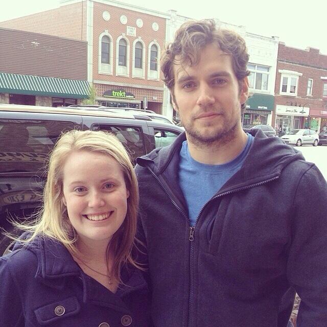 amancanfly:  amancanfly: Alora Falconer (IG) met Henry Cavill a few weeks ago in