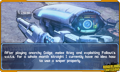 borderlands-confessions:  &ldquo;After playing anarchy Gaige, melee Krieg and
