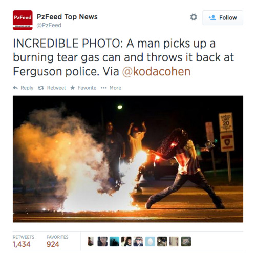 XXX thechanelmuse:  The police in Ferguson are photo