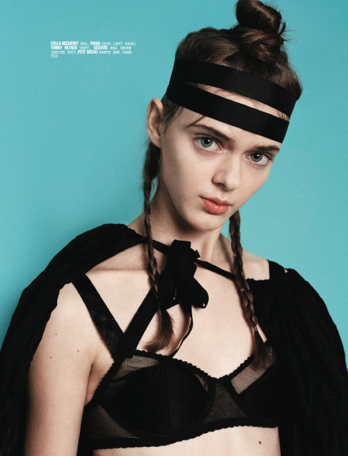 crashmagazine:  Masha Tyelna photographed by Giuseppe Gasparin, styled by Phoebe Arnold. / Crash 49 