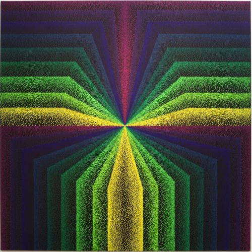 Julio Le Parc (Argentinian, born 1928)Alchimie 369, 2017Acrylic on canvas